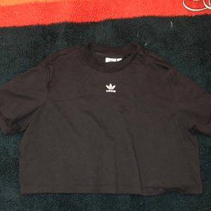 Adidas short sleeve crop top